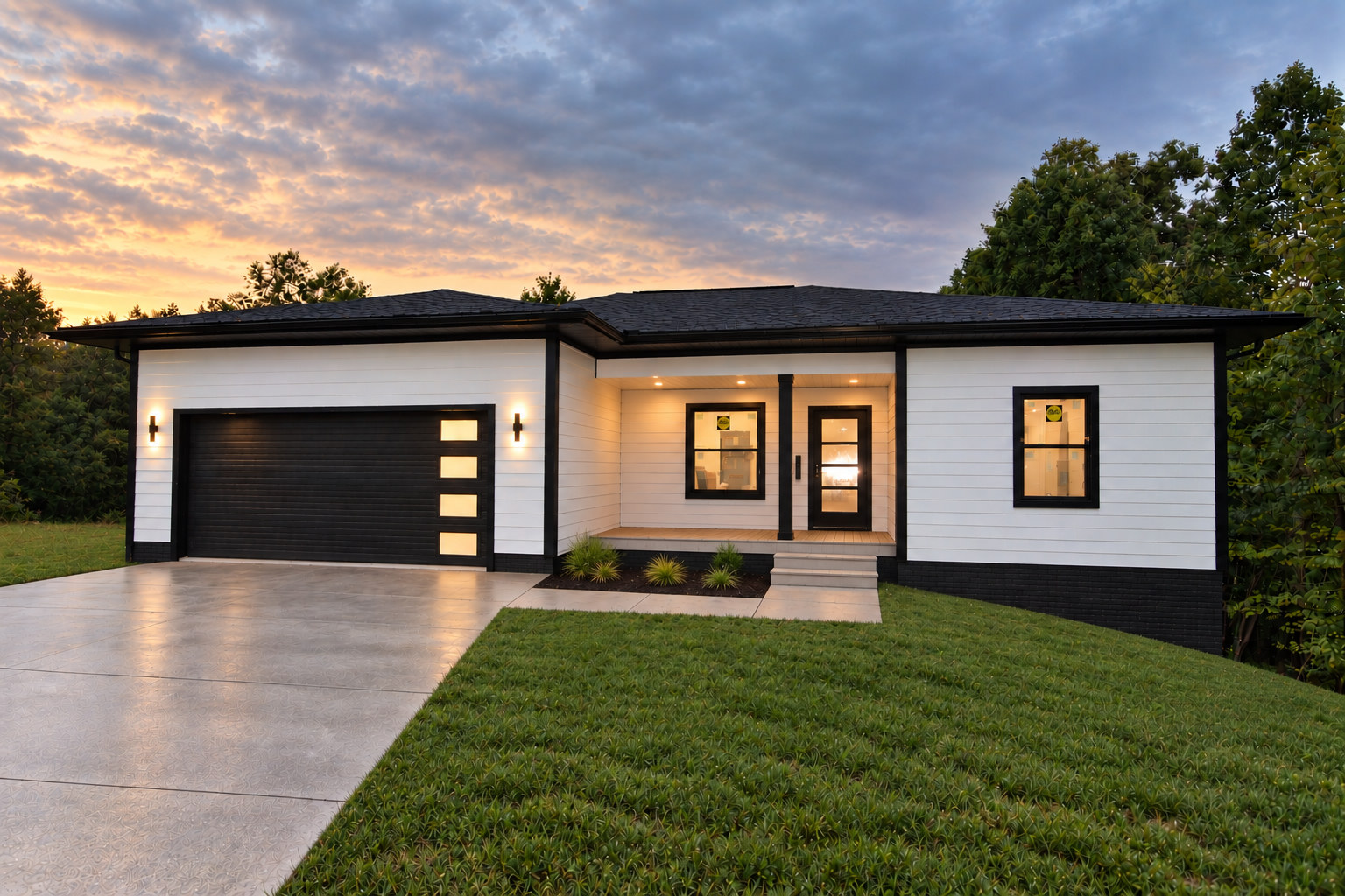 202 King Drive at dusk, WestPointe