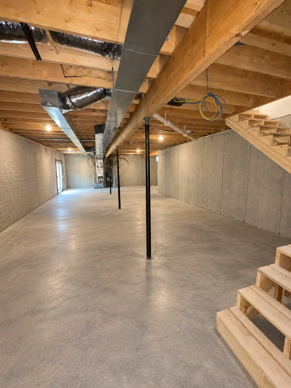 202 King Drive walk-out unfinished basement